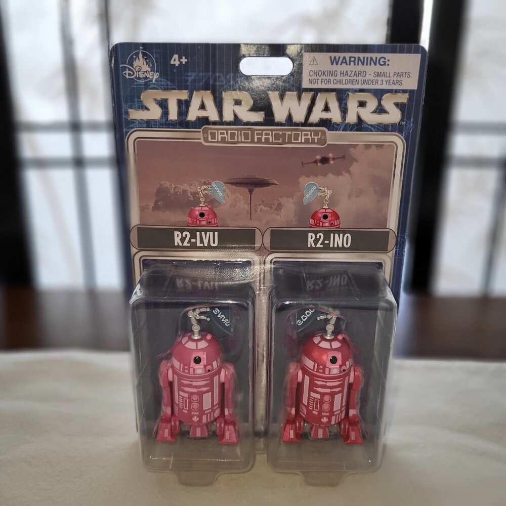 2026 R2-LVU & R2-INO Valentine's Day Star Wars Droid Factory Figure Set - NEW